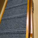 Dog Ramp  Adjustable Wooden Ramp for Dogs to Get on Bed, Sofa, and Couch  Walnut Wood Design for Small and Medium Breeds with Non-Slip Carpet Finish (Gray)