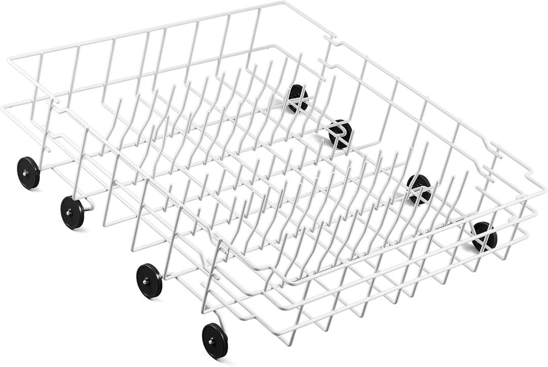 Upgraded 808602302 Dishwasher Lower Rack Replacement Parts for Frigidaire Kenmore Dishwasher Rack LFBD2409LF3C FDB1050REC4 Bottom Rack Frigidaire Gallery Dish Washer Lower Dishrack 154174501 Wheel
