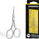Tweezerman Pet Grooming Scissors, Stainless Steel Rounded Tip Trimming Shears for Dogs and Cats