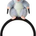 Adult Womens Rat Mouse Head Hat Headband - Mens Teens Headwear Mouse Costume Halloween Cosplay (One size fits most, Grey)