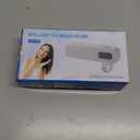 NeteHon Smart Toothbrush Holder, Wall Mounted Toothbrush Holder with Toothpaste Dispenser, Drying Function and 3 Toothbrush Slots for Bathroom (Black)