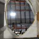 Irregular Wall Mirror Asymmetrical Mirror for Wall 23.6"x33.5" Gold Framed Wall Mirror for Living Room Bathroom Entryway Bedroom