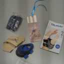 Velpeau CMC Thumb Brace for Osteoarthritis - with Shape-memory Restriction Splint, CMC Joint Stabilizer, Basal Thumb Arthritis Pain Relief and Support for Women and Men (Blue, Left Hand, Medium)