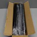 Black Long Curtain Rod Tension Shower Curtain Rods 30 to 120 inch Adjustable Spring Heavy Duty Rods for Bathroom Windows Outdoor No Drill No Slip Spliced and Telescopic Design