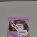 XMSJSIY HiFi OFC Speaker Wire with Spade Plug to Banana Plug Speaker Jumper Cable, 4 Banana Plug to 4 Y-Shaped Fork Plug Gold-Plated Extension Jumper for Speaker Amplifiet -2M（6.56Ft