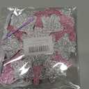 Baby It's Cold Outside Banner, A Little Snowflake is on the Way, Welcome Sweet Snowflake, Winter Girls Baby Shower Gender Reveal Party Decorations Pink Glitter