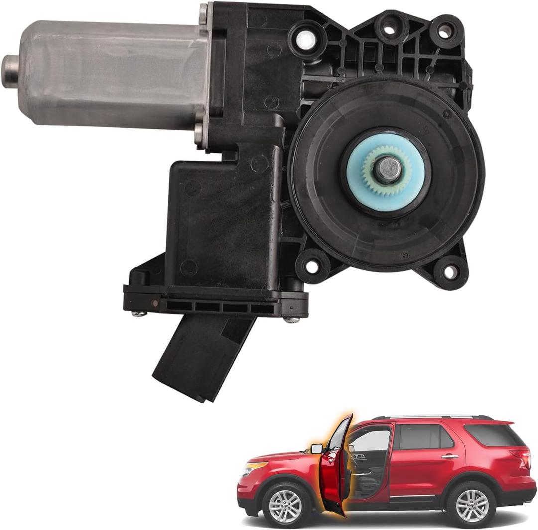 Driver Side Window Motor Compatible for Ford Explorer 2011-17 Front Left Window Regulator Motor Replacment