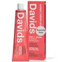 Davids Fluoride Free Kids & Adults Toothpaste, Teeth Whitening, Antiplaque, SLS (Sulfate) Free, Promotes Enamel Health, Mouth & Gum Detox, Natural Strawberry Watermelon, 5.25oz (5.25 Ounce (Pack of 1))