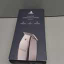 Andis 12660 Professional Master Corded/Cordless Hair Trimmer, Adjustable Carbon Steel Blade Hair Clipper for Close Cutting, Silver