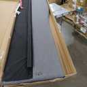 Flieks Upholstered Double Twin Size Daybed with Trundle and Drawer, Gray, 