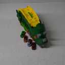 Intoypad Dinosaur Truck Toys for Kids, Transforms into Triceratops with Race Track Set, Ultimate City Dinosaur Transporter Hauler with 4 Cars, Birthday Gifts Toys for Boys 3 4 5 6 7 8 Years Old Green