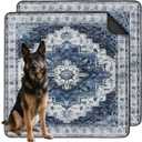Washable Pee Pads for Dogs 2 Pack, Absorbent Reusable Puppy Pads Waterproof, Leakproof & Non-Slip Whelping Pad, Potty Training Pads for Dogs Playpen Mat 48x48