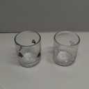 Skylety Set of 2 Pink Cherry Bow Icon Juice Glass 14oz Coquette Bow Glass Cup Pink Cherry Coffee Mug Gifts for Women Girls Mothers Day Birthday Bridal Shower Gifts