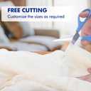 4 Yards Reusable Cheesecloth, Grade 100, Cheese Cloth for Straining Craft, 100% Cotton Unbleached Muslin Cloth Strainer for Cooking, Baking, Juicing, Cheese Making