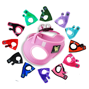 EcoBark Step in Dog Harness  EcoFriendly Dog Halter Harness for XS, Small, & Medium Breed Dogs  Soft Luxurious Mesh  Reflective and Adjustable  Dog Body Chest Harness Vest (Baby Pink, Medium)