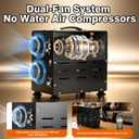 TUXING 4500PSI PCP Air Compressor | 800W Dual-Cylinder Scuba Tank Compressor | Built-in Fan Cooling System Auto-Stop | Fast Fill for Air Rifle Paintball 2L Scuba Tanks