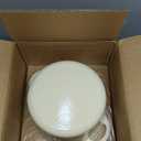 Enameled Cast Iron Dutch Oven - 7.5QT Pot with Lid & Cotton Potholders - Heavy-Duty Cookware for Braising, Stews, Roasting, Bread Baking, Oven Safe up to 500 F & Across All Cooktops, Cream White