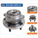 MACEL 513263 Front Wheel Bearing Hub Assembly Fit for Chrysler 200 2011-2014, Sebring 2007-2010, Dodge Avenger 2008-2014, Caliber 2009-2009 w/ABS