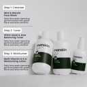 Natural Outcome Mens Skin Care Kit | Mens Facial Care Kit for Men Skincare | Anti-Aging Daily 3 Step Face Care Regimen Includes: Rejuvenating Facial Cleanser, Balancing Toner, & Hydrating Moisturizer