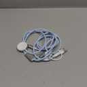 1Pack Multi Fast Charging Cable for Travel Vacation Essentials,Apple Watch Charger,iPhone Charger[3-in-2] USB A/Type C/Lightning Cable for iWatch,iPhone 16-11,Nintendo Switch,Airpods,Car,Camping-Blue