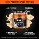 Body Fortress Super Advanced Whey Protein Powder, Gluten Free, Vanilla, Immune Support (1), Vitamins C & D Plus Zinc, 1.74 lbs (EXP 03/12/27)