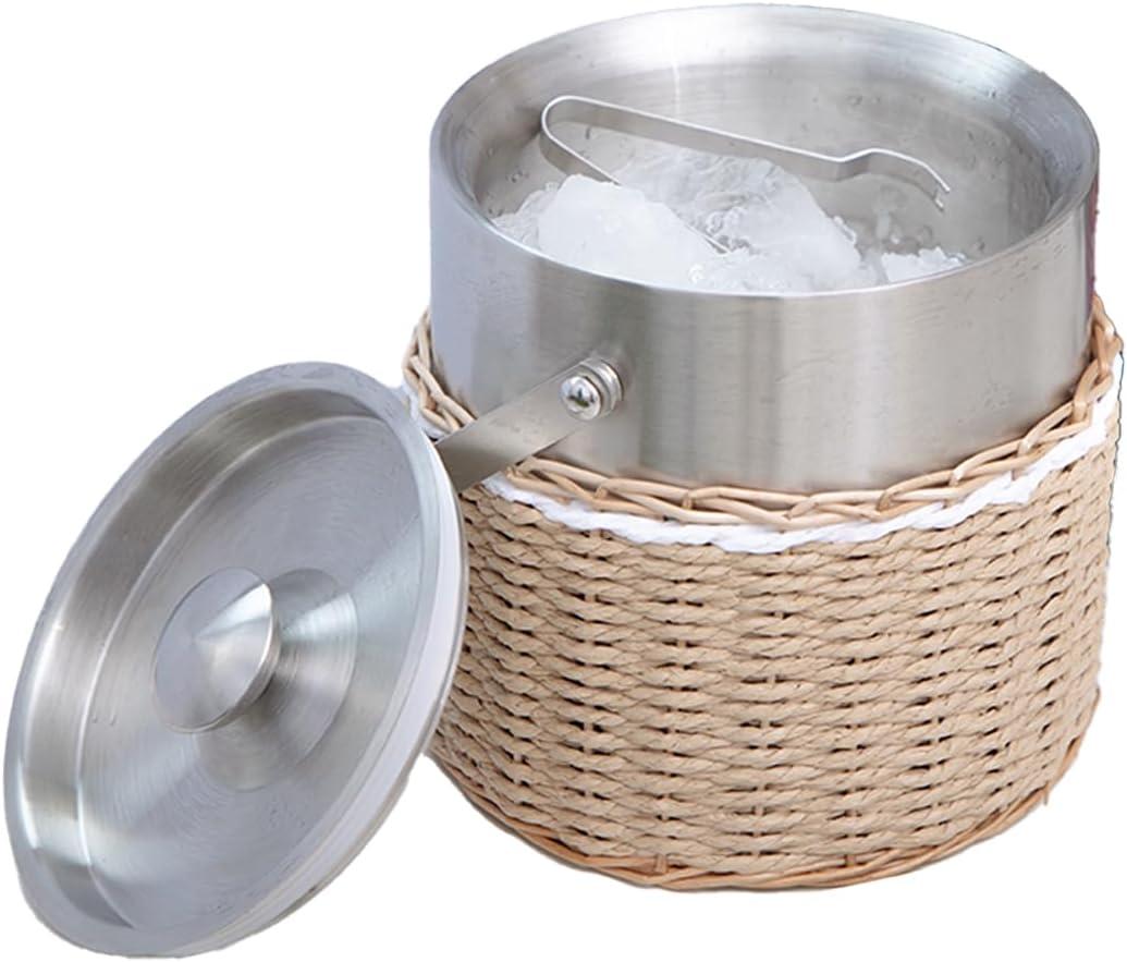 3L Ice bucket, Insulated Ice Bucket Basket with Lid for Party Cocktail Bar Buffet