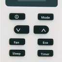 Replacement Remote Control for Frigidaire AC Air Conditioner Remote Control FFRA1022U1E FFRA1022U1E0 FFRA102ZA1 FFRA102ZA10 FFRA1222U1 FFRA1222U10 FFRA1222U1E FFRA1222U1E0 FFRA122ZA1 FFRA122ZA10