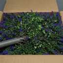 HyeFlora 26'' Artificial Topiary Boxwood Ball Trees with Lavender 2 Pack Fake Plants for Outdoor Indoor Artificial Shrubs with Ground Spike UV Resistant Fake Bushes for Front Porch Garden (Purple)