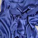 GRACE KARIN 2025 Women Satin Dress Cocktail One Shoulder Sleeveless Tie Waist Party Mini Dresses (14, Royal Blue)
