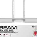 Sound Bass Beam TV Mount, Compatible with Generation 1 & 2 Sonos Beam Soundbar, Mounting Bracket for TV, White, Full Hardware Kit Included