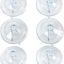 BEADNOVA Suction Cup Hooks 2.5 Inches Suction Cup Hook for Window Glass Wall (6 Packs)