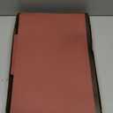 Pendaflex Recycled Classification File Folders, 2 Dividers, 2" Embedded Fasteners, 2/5 Tab Cut, Legal Size, Red, Box of 10 (29075R)