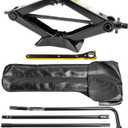 Spare Tire Jack Kit Compatible with 1999-2019 Silverado Tahoe Avalanche 2002-2018 Escalade, Scissor Jack 2.5 Ton Heavy Duty Lifting Jack & Spare Tire Lug Wrench Tool Kit Replacement Tire Repair Tool