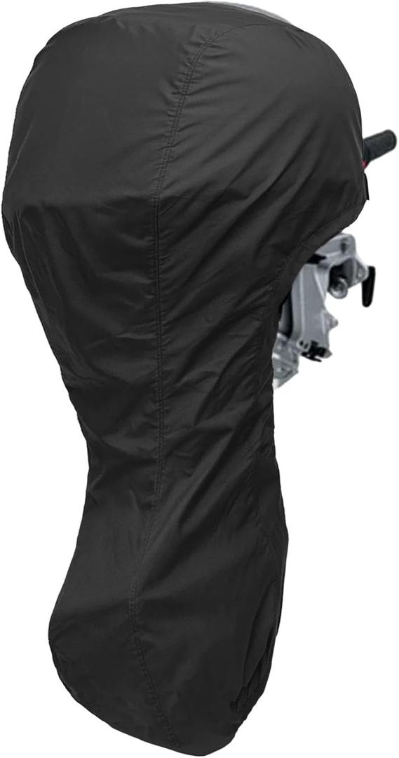 Outboard Motor Cover for 0-20 HP Small Boat Engine, Heavy Duty Waterproof and UV Resistant Universal Comprehensively Protection