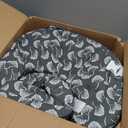 My Brest Friend Original Nursing Pillow Enhanced Ergonomics Essential Breastfeeding Pillow Support For Mom & Baby W/ Convenient Side Pocket, Double Straps & Slipcover, Grey Flowing Fans