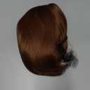 REECHO 11" Short Bob Wig with bangs Synthetic Hair for White Black Women Color: Linen