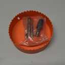 4.5 inch Hole Saw with Arbor for Metal Wood Plastic, 4-1/2 in Bimetal Hole Cutter for Different Project with Smooth and Flat Drilling Edge, Fast Chip Removal