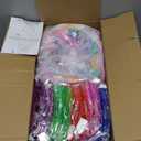 HONLYNE 142 PCS Glow in the Dark Party Supplies, 14PCS Foam Glow Sticks, 14PCS Light Up Headband,14PCS LED Glasses and 100PCS Glow Sticks Bracelets,for Glow Party, New Year, Wedding, Concert, Birthday