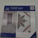 FloorPops Jamila Burgundy Peel and Stick Floor Tiles, FP6299