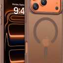 BENTOBEN Magnetic for iPhone 17 Pro Max Case 6.9" 2025,[Compatible with Magsafe]Slim Cute Matte Translucent Shockproof Drop Protective Bumper Women Men Phone Cover for iPhone 17 ProMax, Desert Titanium