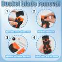 2 x Heavy Duty Oven Cleaner Brush Set, Oven Cleaning Accessories Tools, for Deep Cleaning Stoves, Grills, Ovens & Kitchen Surfaces - Removes Tough Grease & Carbon Buildup