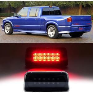Cxdar Third 3rd Brake Light LED for 1994-2003 Chevy S10/GMC Sonoma Standard Cab, High Mount Rear Brake Lights Assembly for 1996-2000 Isuzu Hombre, Waterproof Center Cab Lamp Stop Light