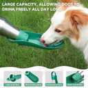 27 OZ Dog Water Bottle Portable Stainless Steel Convenient Pet Water Dispenser, Leak Proof Puppy Travel Water Bowl for Dog Outdoor Walking, Hiking, Perfect Size for All Dog Breeds, Sage Green (1-Pack)