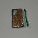 Butaiga for Samsung Galaxy S26 Ultra Case Leather with Stand, Anti-Slip Grip Ring, Fits for MagSafe (Brown, S26 Ultra)