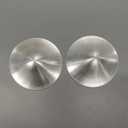 Momcozy 999 Silver Nursing Cups, Hole-Free Design, 999 Silver Nipple Shields, Breastfeeding Essentials, Silver Nipple Shields for Breastfeeding Newborns, Metal Nipple Shields, XL Size