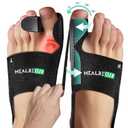 Healrecux Bunion Corrector for Women Men Big Toe, Bunion Splint Brace Big Toe Straightener for Bunion Relief, Bunion Fix Hallux Valgus Correction for Day Night Support