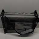 Stadium Seats with Back Support and Cushion Thick Padded Bleacher Chairs with Shoulder Strap, Portable Folding Stadium Seat Chair for Bleachers Includes Cup Holder and Side Pocket, Gray (Pack of 1)