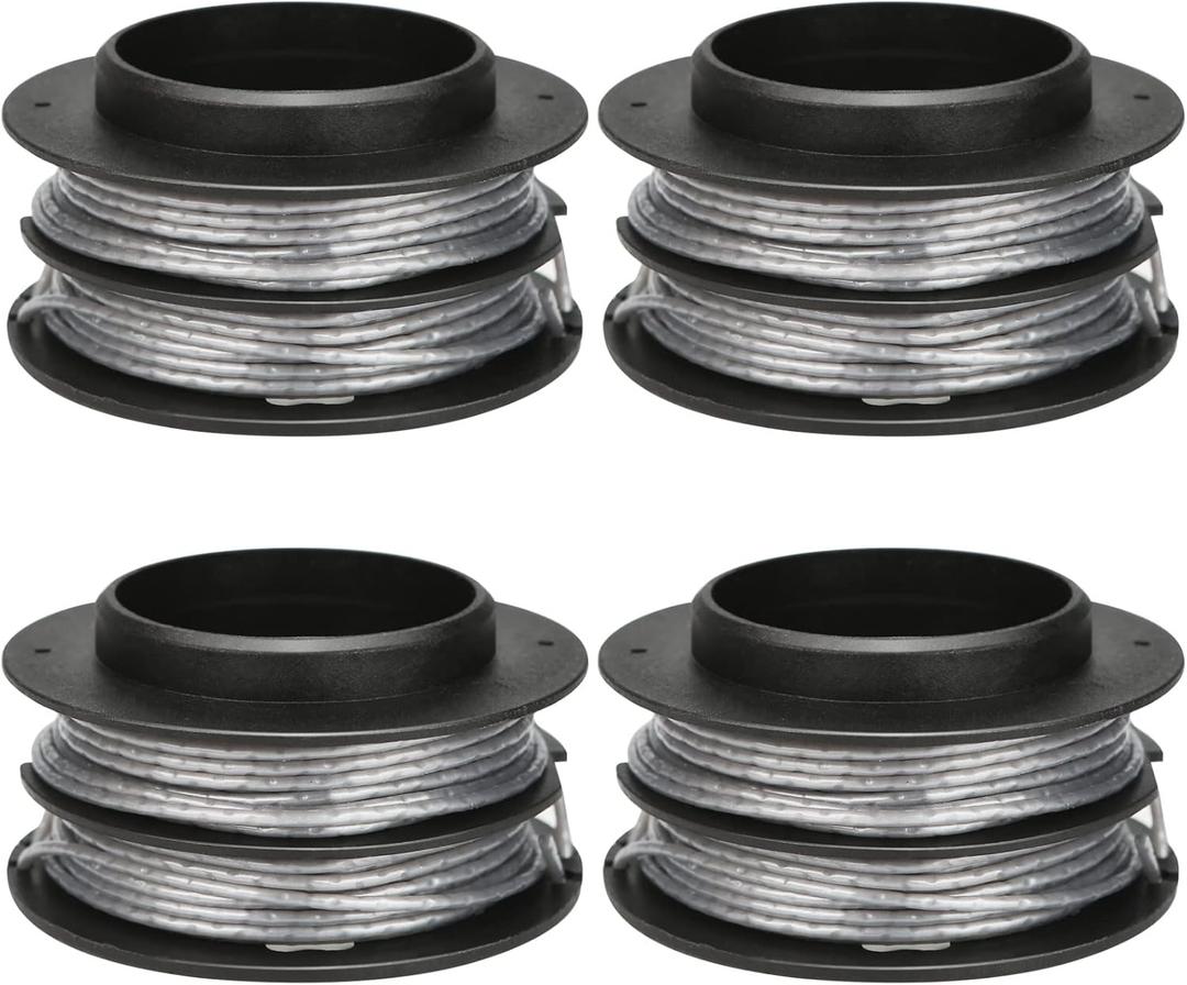 THTEN KST 130X Spool Trimmer line 17ft 0.080" Compatible with Kobalt 40Volt String Trimmer Models 2905303,KST 130X06, Item Number 796787,831145 4 Pack