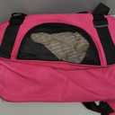 Cat Carrier,Soft-Sided Pet Travel Carrier for Cats,Dogs Puppy Comfort Portable Foldable Pet Bag Airline Approved (Small Rosered)