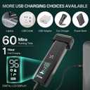 Electric Razor for Men Face,2 Adjustable Speeds Foil Shavers for Men for Beard/Face Beard Trimmer Waterproof Wet & Dry with 3 Floating Blade LED Display USB-C Fast Rechargeable for Travel Home